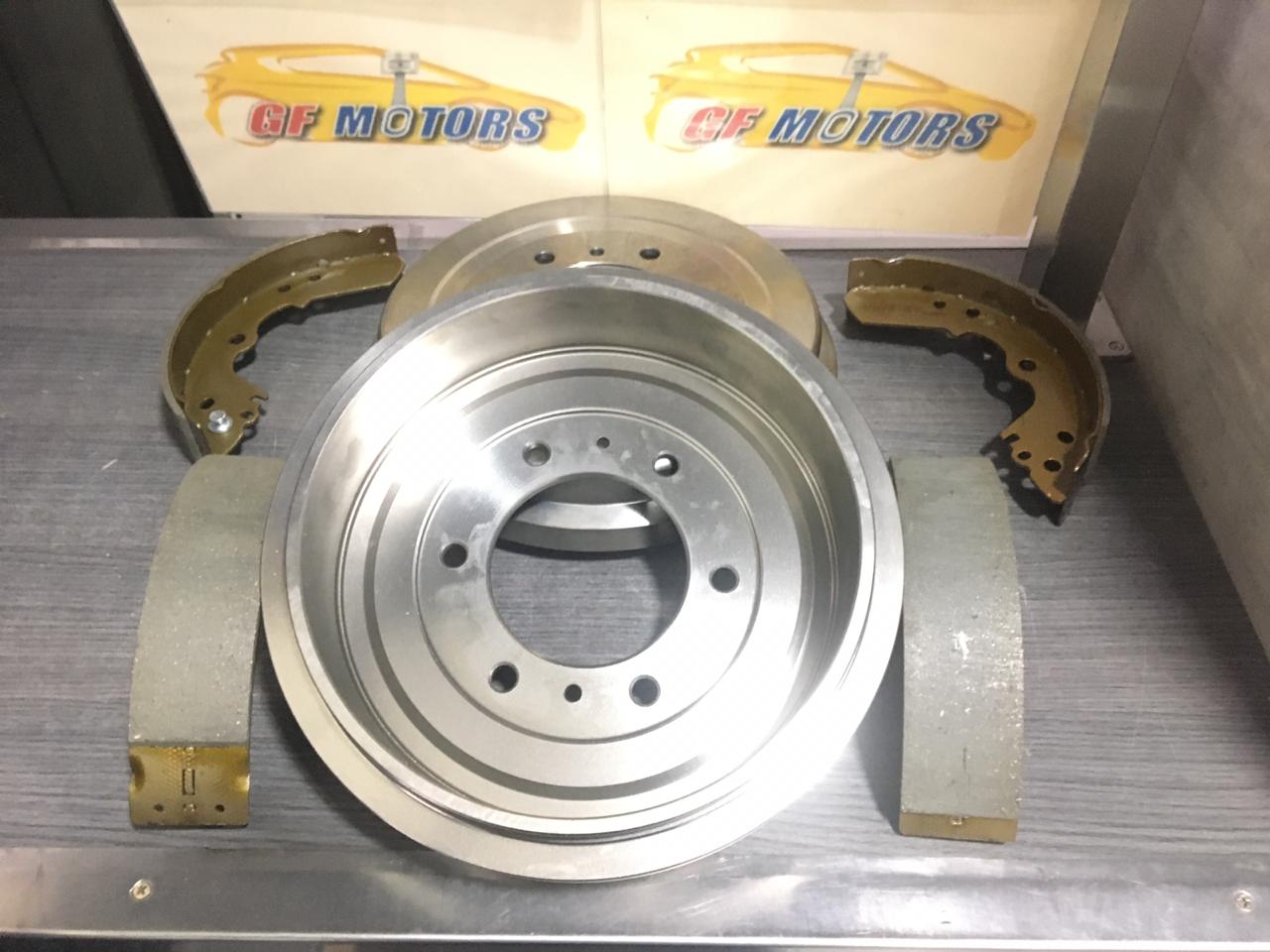 COMBO DE ZAPTAS Y TAMBORES DE FRENO PARA CHEVROLET DMAX 4X2