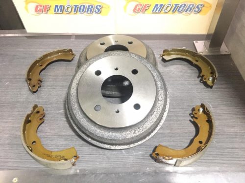 COMBO DE TAMBORES Y ZAPATAS DE FRENO PARA NISSAN TIIDA